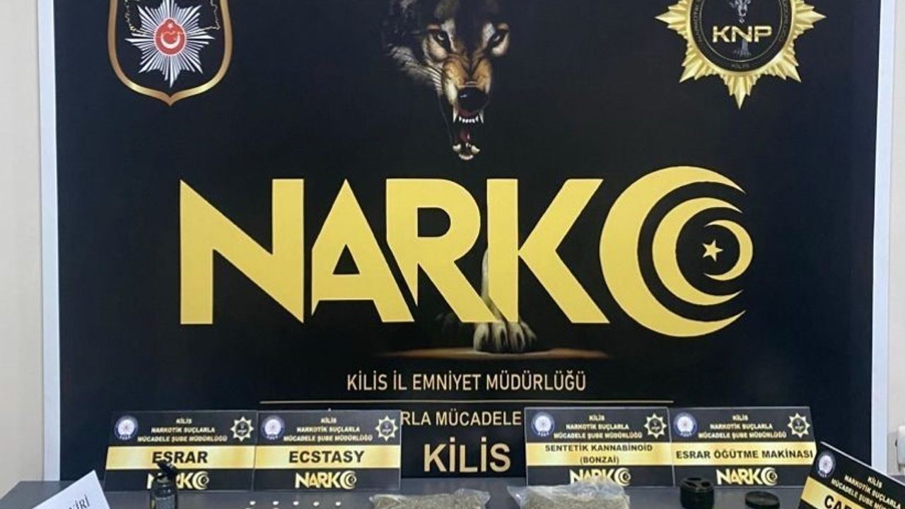 Kilis’te uyuşturucu operasyonu: 2 tutuklama