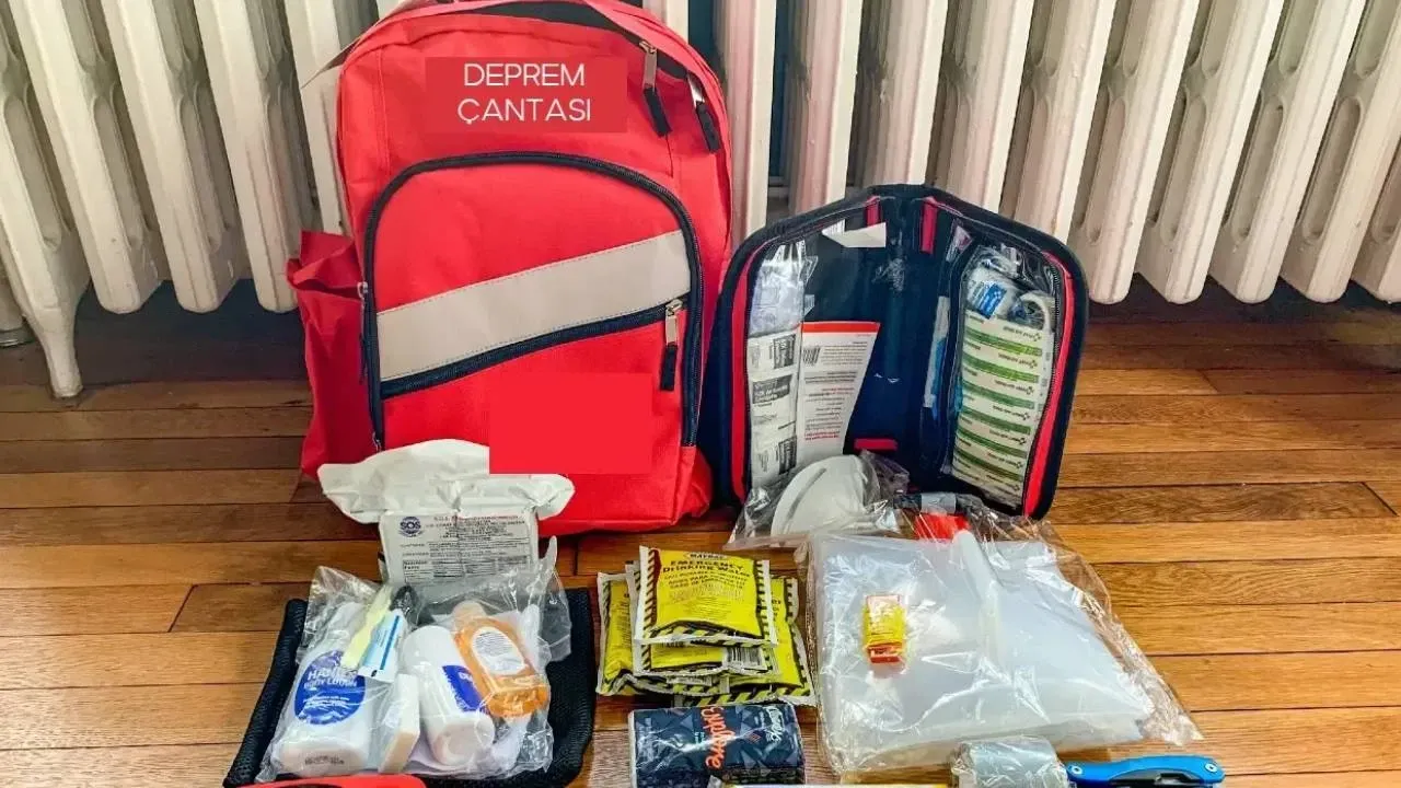 Deprem çantası hazırlığı hayati önem taşıyor