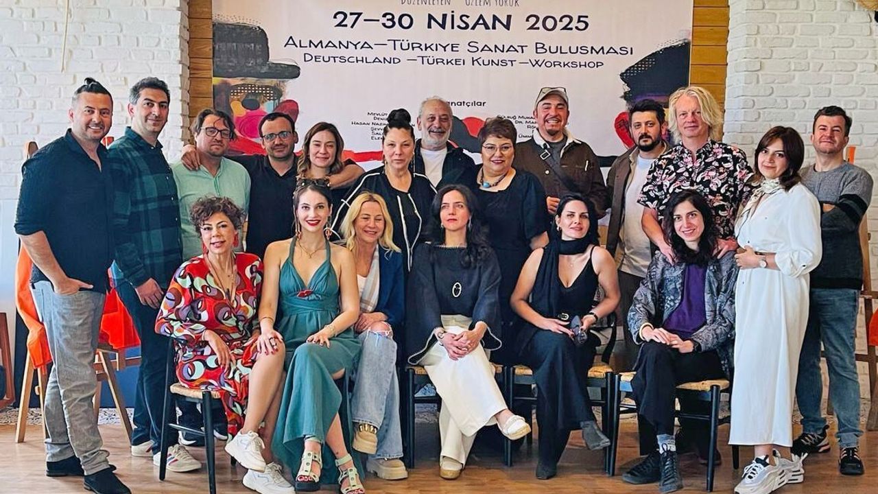 Çeşme’de Türk-Alman Sanat Buluşması: "7. Alaçatı Sanat Çalıştayı ve Sergisi" sanatseverlerle buluştu