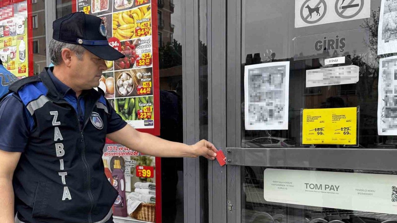 Çorum’da kurallara uymayan 3 zincir markete kapatma cezası