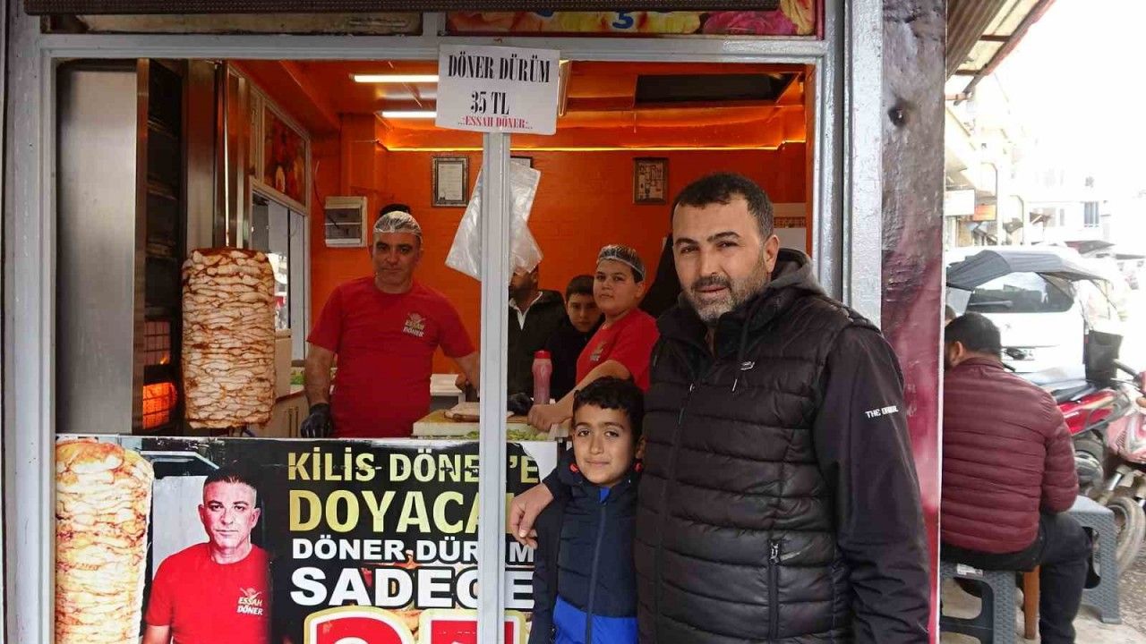 Kilis’te esnaftan indirim akımı: Döner 30 liraya