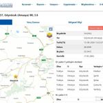 Amasya'da 3,6 büyüklüğünde deprem
