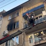 Bursa'da korkutan yangın...Mahalleli sokağa döküldü