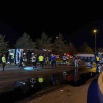 Kayseri'de feci kaza: Yolcu otobüsü ile yakıt tankeri taşıyan tır çarpıştı: Yaklaşık 30 yaralı