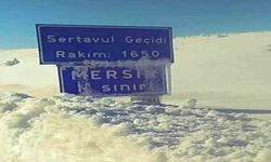 Sertavul Geçidi’nde kar lastiği olmayan araçların geçişine izin verilmiyor