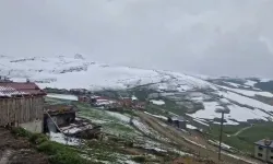 Doğu Karadeniz yaylalarında kış geri döndü