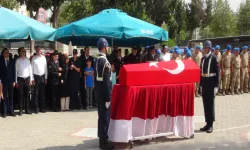 Mersin'de trafik kazasında hayatını kaybeden uzman çavuş için askeri tören düzenlendi