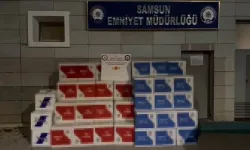 Samsun'da 1 milyon 80 bin adet mükerrer bandrollü boş makaron ele geçirildi