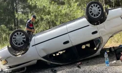 Takla atan otomobilin sürücüsü hayatını kaybetti