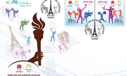 “Paris 2024 Yaz Olimpiyat Oyunları” anma pulu ve ilkgün zarfını tedavüle sunuldu