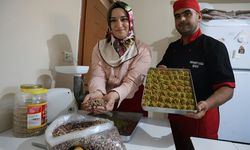 Depremzede çiftin aşk baklavası