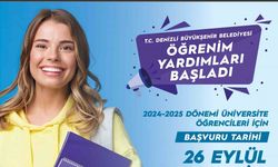 Denizli Büyükşehirden üniversitelilere öğrenim yardımı