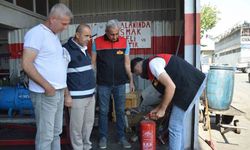 Diyarbakır’da sanayi sitelerinde yangınları önlemek için denetim yapılıyor