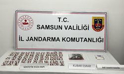 Jandarma ekipleri uyuşturucu madde ele geçirdi