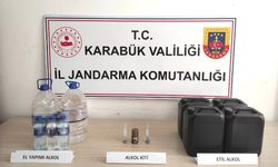 Karabük’te sahte alkol operasyonu