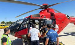 Muş’ta ambulans helikopter 3 yaşındaki hasta için havalandı