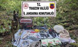 Trabzon’da 4 defineci kilolarca patlayıcı ile yakalandı