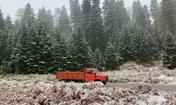 Sakarya’nın yüksek kesimleri kısmen beyaza büründü