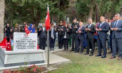 Şehit Bülent Yalçın, kabri başında anıldı