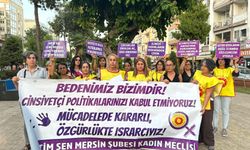 Mersin Eğitim-Sen Kadın Meclisi öğretmenlere giyim dersi verilmesini protesto etti