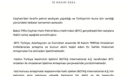 Enerji ve Tabii Kaynaklar Bakanlığı'ndan İsrail'e petrol sevkiyatı yapıldığı iddialarına yalanlama