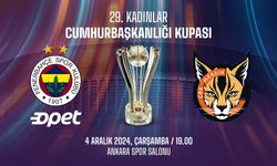 Cumhurbaşkanlığı Kupası maçı 4 Aralık’ta: ÇBK-Fenerbahçe