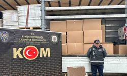 Eskişehir’de 1 milyon 125 bin adet doldurulmuş makaron ele geçirildi