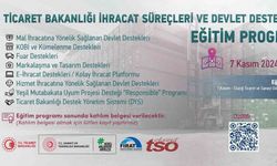 ETSO’dan yatırımcılara yönelik kamu destek ve teşvik eğitim programı