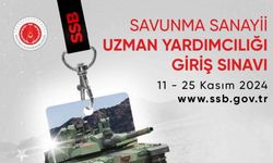 Savunma Sanayii Uzman Yardımcılığı Giriş Sınavı başvuruları başlıyor