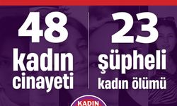 1 ayda 48 kadın katledildi!