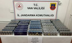 Van'da 860 paket kaçak sigara ele geçirildi