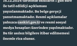 Asılsız haberler öğrencileri yanılttı: Valilikten cevap gecikmedi