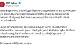 CHP’den, Genel Başkan Özel ve Elazığ Milletvekili Erol açıklaması