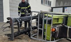 Forkliftin altında kalan işçi hayatını kaybetti