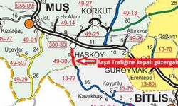 Hasköy-Mutki kara yolu ulaşıma kapatıldı