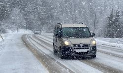 Karabük’te kar yağışı etkili oluyor