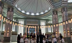 Sincanlı miniklerden Millet Camii’ne ziyaret