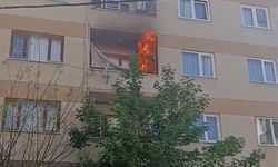 Yanık unutulan sigara balkonu küle çevirdi