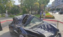 15 Temmuz gecesi tankın ezdiği otomobil Tekirdağ’da sergileniyor
