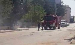 Elektrik hattı sıcağa dayanamadı