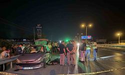 Kontrolünü kaybettiği otomobilde can verdi: Araçtaki alkol şişesi dikkat çekti
