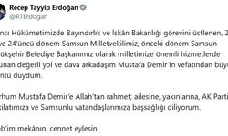 Cumhurbaşkanı Erdoğan’dan Mustafa Demir için taziye mesajı