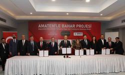 Bakan Yerlikaya’nın katılımıyla Türkiye’de ilk olacak AMATEM’le bahar projesi için imzalar atıldı