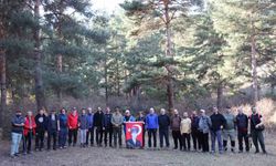 Doğal güzelliklerin içinde 16 km yürüdüler