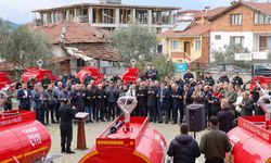 Bilecik’te 20 yeni yangın söndürme tankeri köylere teslim edildi