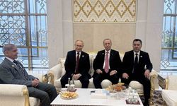 Cumhurbaşkanı Erdoğan, Putin, Şerif ve Berdimuhammedov ile görüştü