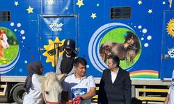 Dicle’de çocuklar pony atlarla buluştu