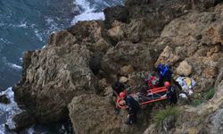 Falezlerde balık keyfi hastanede son buldu