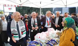 Kadınların el emeği ürünleri Filistinliler için satışa sunuldu