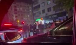 Kaza sonrası kavgaya tutuştular